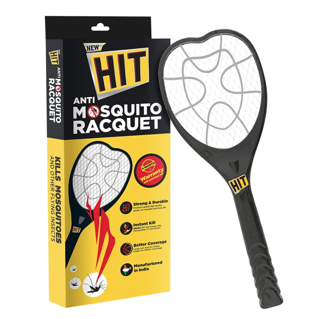 HIT Anti Mosquito Racquet Review – Rechargeable Mosquito Killer Bat with LED Light